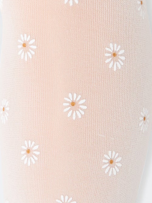 Set di 2 paia di collant leggeri fantasia - Kiabi