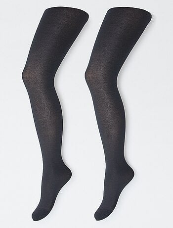 Set di 2 paia di collant leggeri