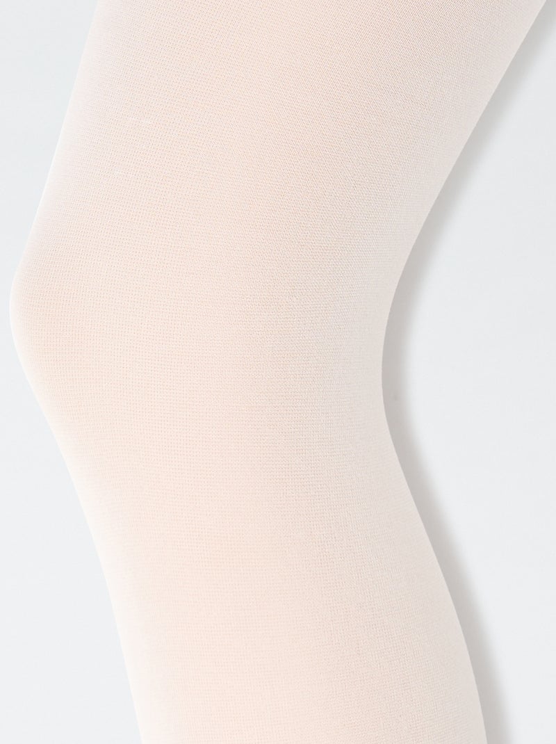 Set di 2 paia di collant leggeri Rosa - Kiabi