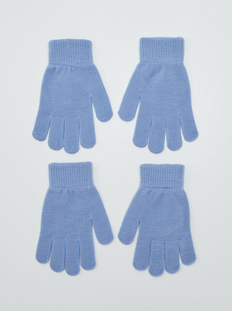 Set di 2 paia di guanti GIALLO - Kiabi