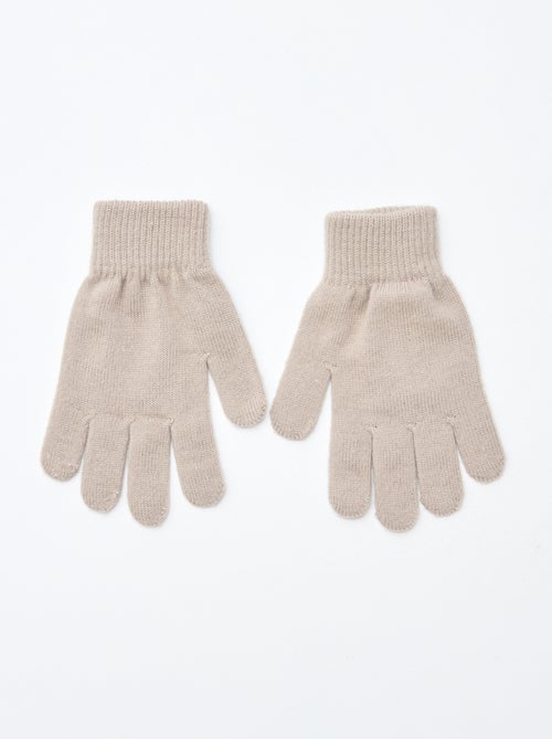 Set di 2 paia di guanti in maglia - Kiabi
