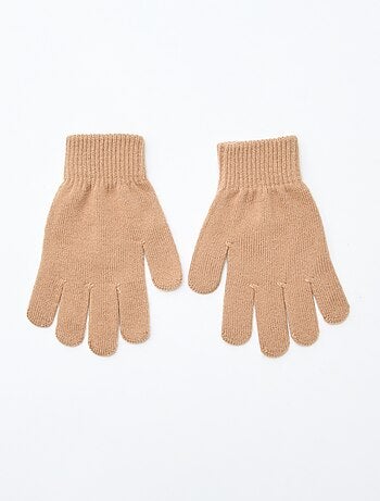Set di 2 paia di guanti in maglia