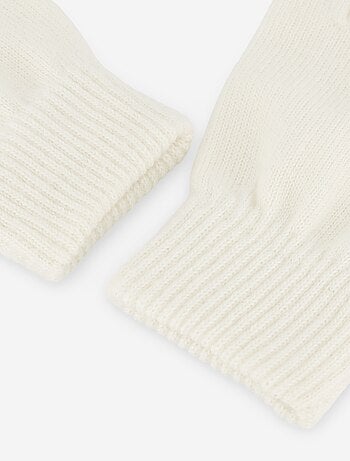 Set di 2 paia di guanti in maglia