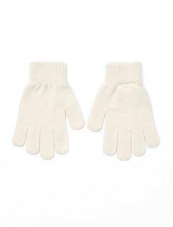 Set di 2 paia di guanti in maglia