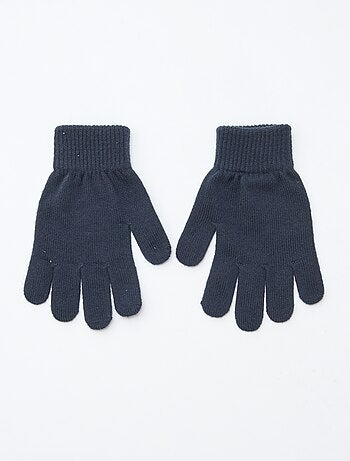 Set di 2 paia di guanti in maglia