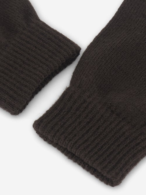 Set di 2 paia di guanti in maglia - Kiabi Set di 2 paia di guanti in maglia - Kiabi