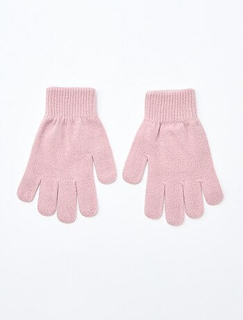 Set di 2 paia di guanti in maglia