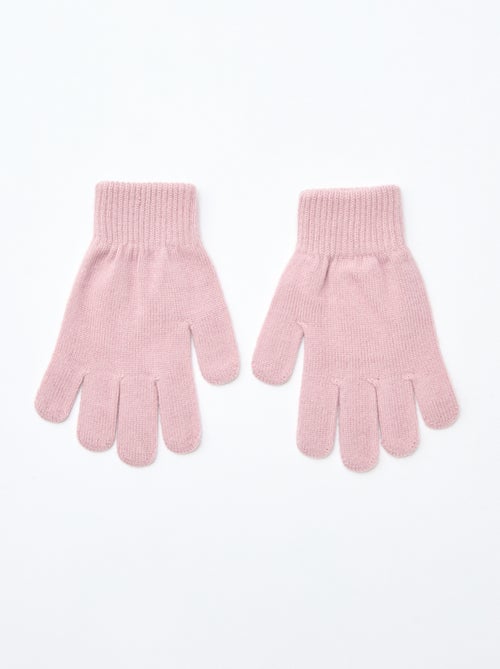Set di 2 paia di guanti in maglia - Kiabi