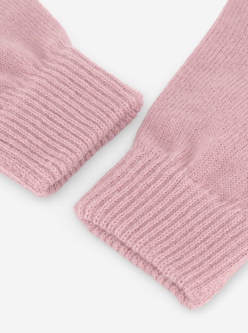 Set di 2 paia di guanti in maglia - Kiabi Set di 2 paia di guanti in maglia - Kiabi