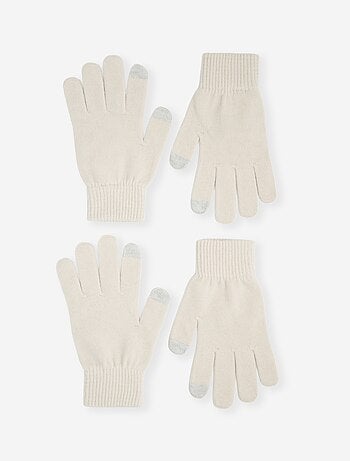 Set di 2 paia di guanti touch