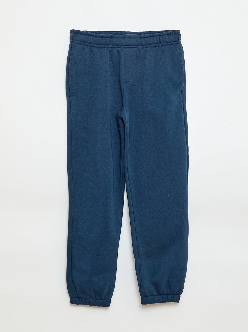 Set di 2 paia di joggers in tessuto felpato Blu - Kiabi