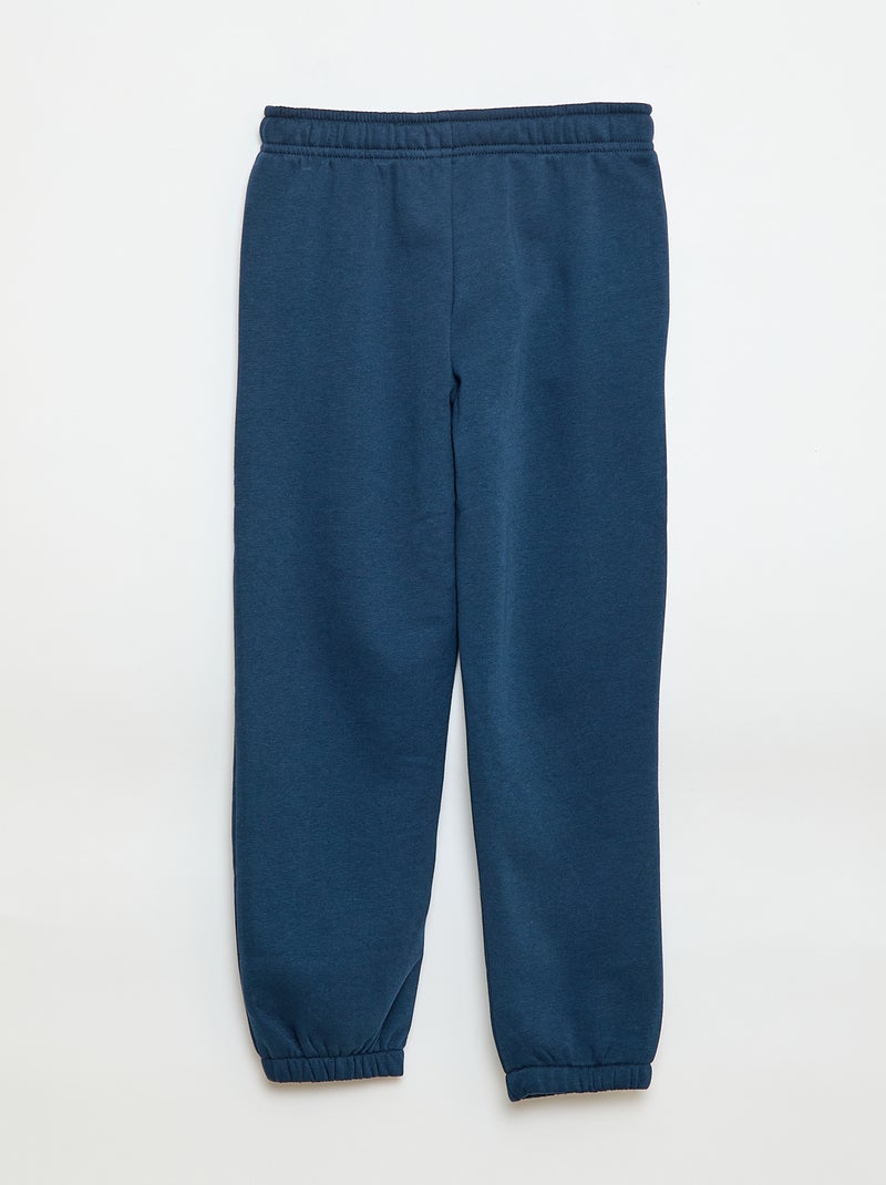 Set di 2 paia di joggers in tessuto felpato Blu - Kiabi