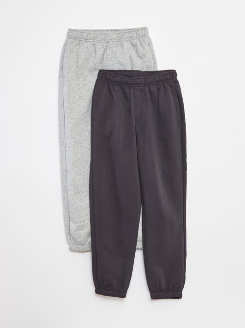 Set di 2 paia di joggers in tessuto felpato - Kiabi