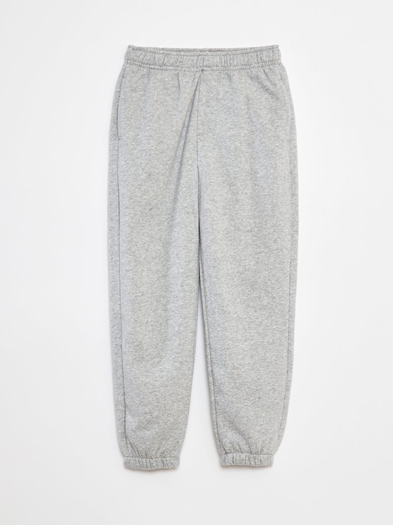 Set di 2 paia di joggers in tessuto felpato Grigio - Kiabi