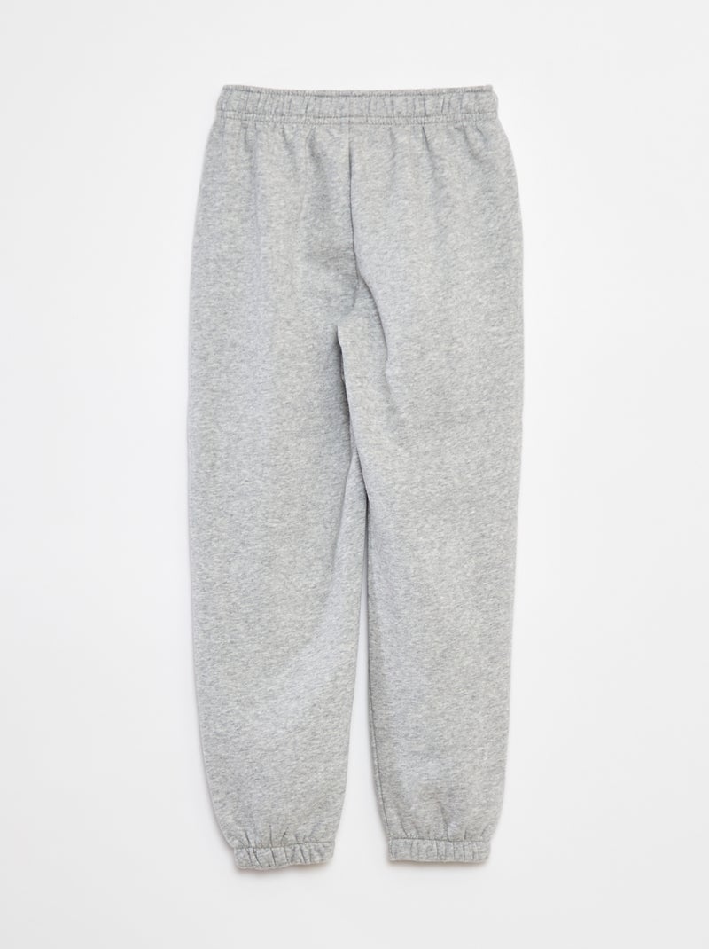 Set di 2 paia di joggers in tessuto felpato Grigio - Kiabi