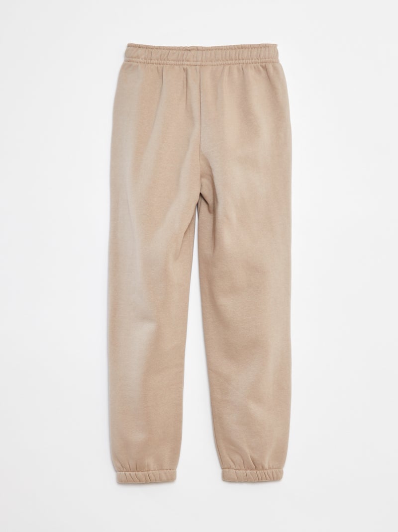 Set di 2 paia di joggers in tessuto felpato Kaki - Kiabi