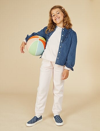 Set di 2 paia di joggers in tessuto felpato