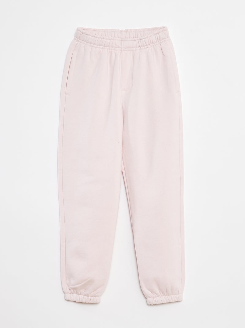 Set di 2 paia di joggers in tessuto felpato Rosa - Kiabi
