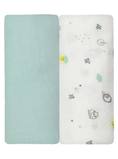 Set di 2 pannolini in mussola - Kiabi