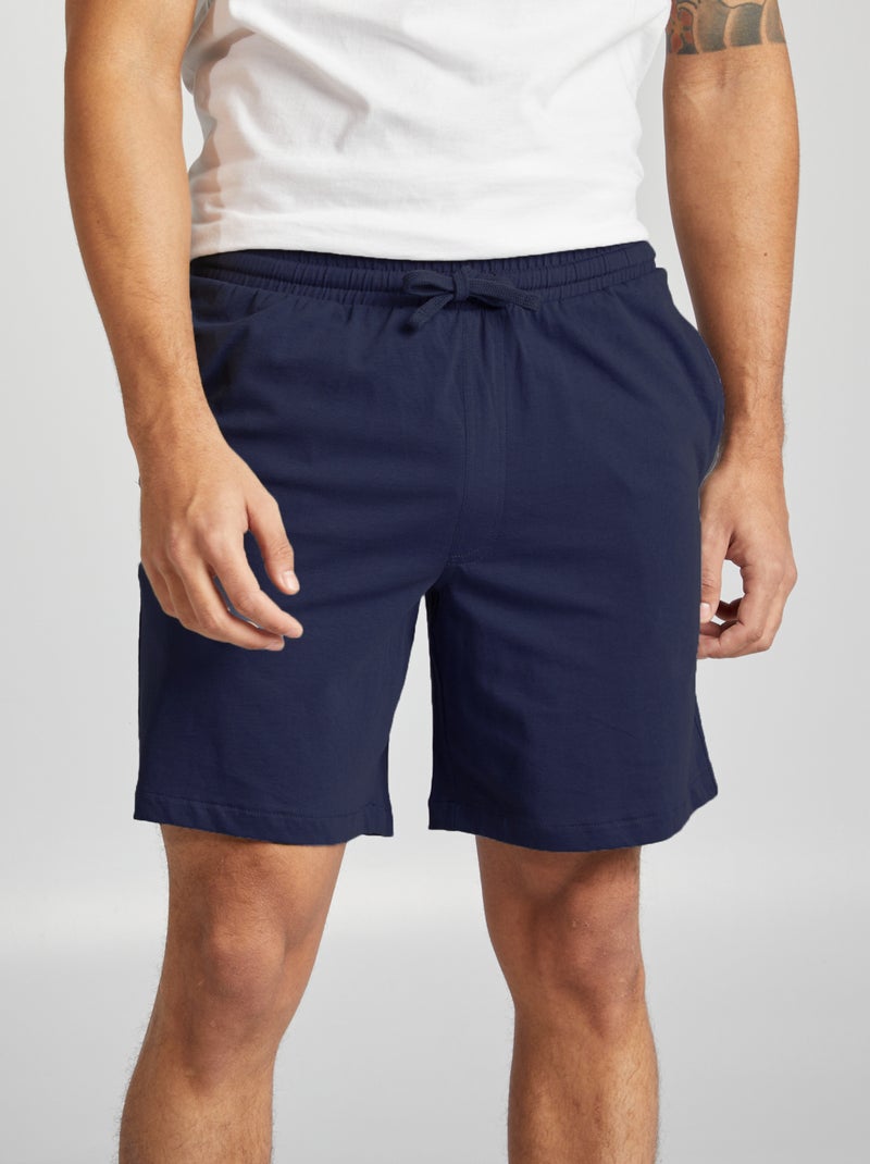 Set di 2 pantaloncini da notte BLU - Kiabi