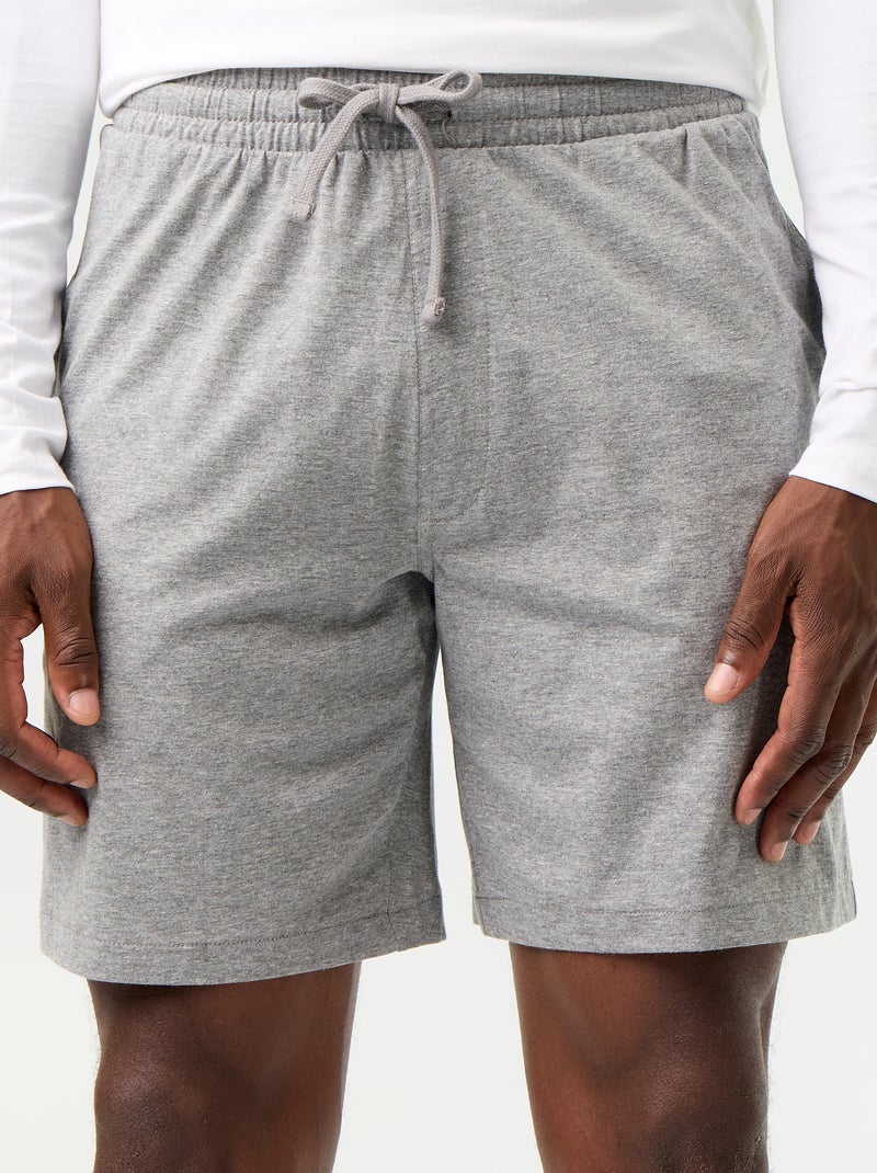 Set di 2 pantaloncini da notte Kaki - Kiabi