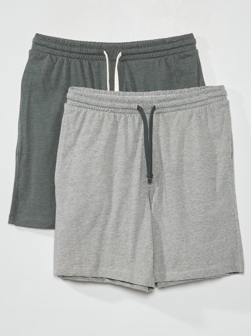 Set di 2 pantaloncini del pigiama KAKI - Kiabi