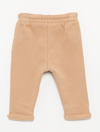 Set di 2 pantaloni a cavallo basso in felpa