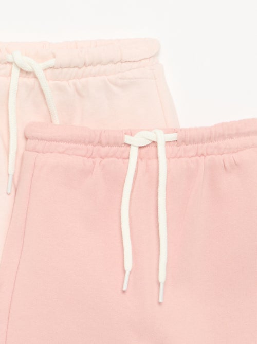 Set di 2 pantaloni a cavallo basso in felpa - Kiabi