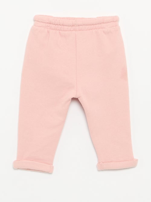 Set di 2 pantaloni a cavallo basso in felpa - Kiabi