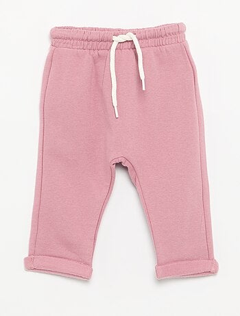 Set di 2 pantaloni a cavallo basso in felpa