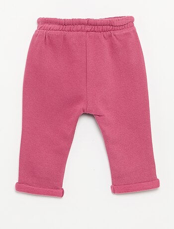 Set di 2 pantaloni a cavallo basso in felpa
