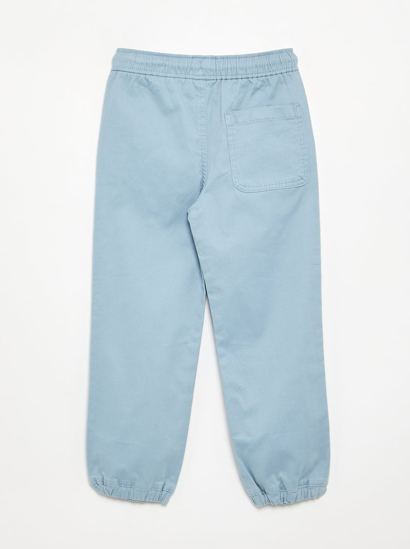 Set di 2 pantaloni da jogging in twill Blu - Kiabi
