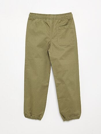 Set di 2 pantaloni da jogging in twill