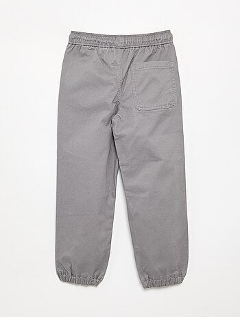 Set di 2 pantaloni da jogging in twill