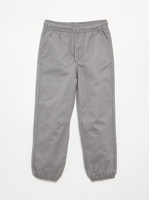 Set di 2 pantaloni da jogging in twill - Kiabi