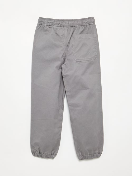 Set di 2 pantaloni da jogging in twill - Kiabi