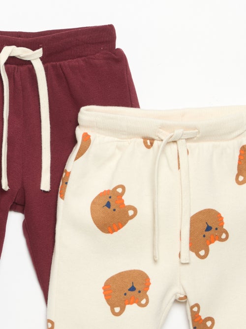 Set di 2 pantaloni in felpa - Kiabi