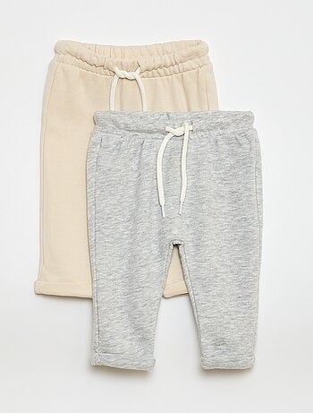 Set di 2 pantaloni jogging in french terry