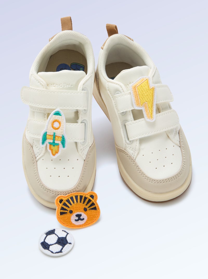 Set di 2 patch da applicare per personalizzare le tue sneakers \'Kitchoun\' Blu - Kiabi