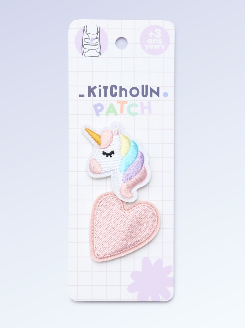 Set di 2 patch da infilare per personalizzare le tue sneakers 'Kitchoun' Arancione - Kiabi