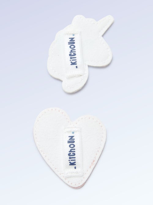 Set di 2 patch da infilare per personalizzare le tue sneakers 'Kitchoun' - Kiabi