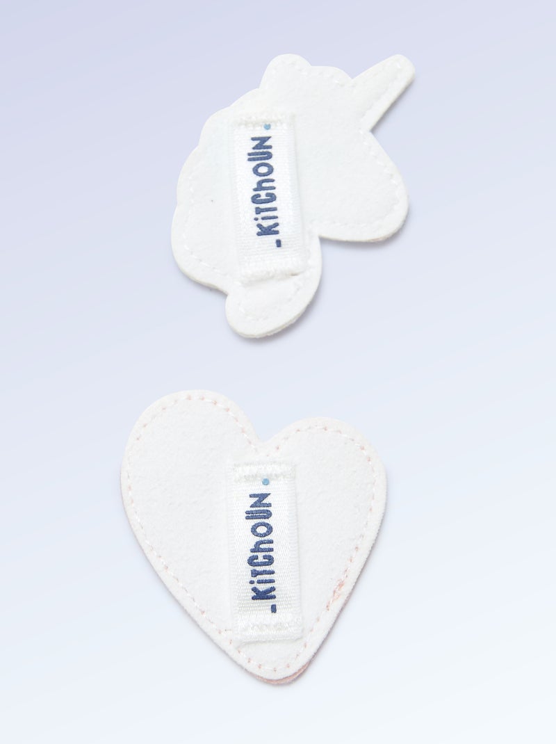 Set di 2 patch da infilare per personalizzare le tue sneakers 'Kitchoun' Arancione - Kiabi
