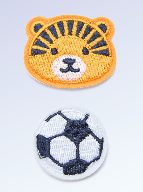 Set di 2 patch da infilare per personalizzare le tue sneakers 'Kitchoun' - Kiabi