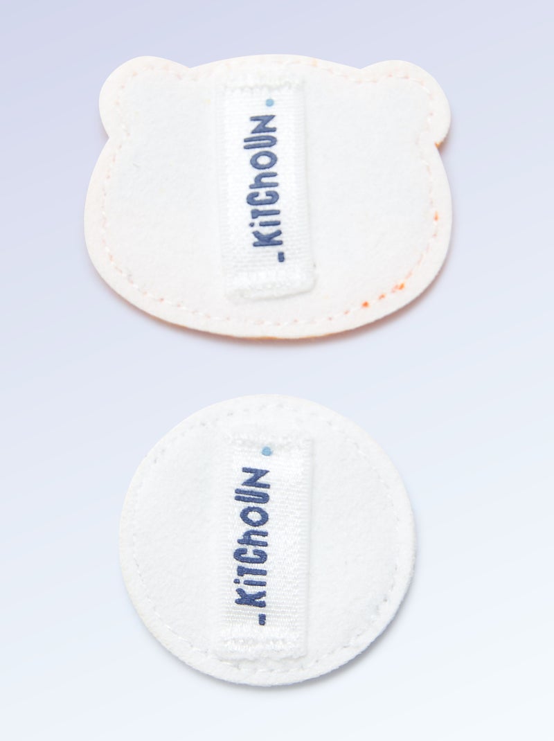 Set di 2 patch da infilare per personalizzare le tue sneakers 'Kitchoun' Giallo - Kiabi