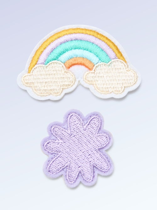 Set di 2 patch da infilare per personalizzare le tue sneakers 'Kitchoun' - Kiabi