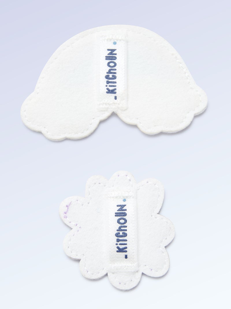 Set di 2 patch da infilare per personalizzare le tue sneakers 'Kitchoun' Rosa - Kiabi