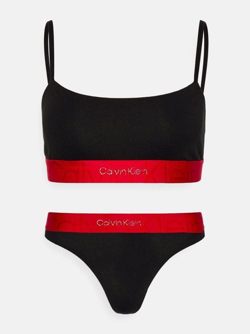 Set di 2 pezzi (top e slip) - calvin klein - Kiabi Set di 2 pezzi (top e slip) - calvin klein - Kiabi