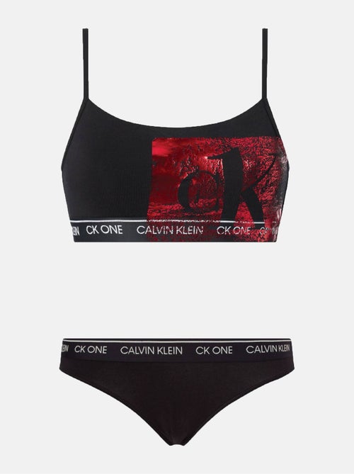 Set di 2 pezzi (top e slip) - calvin klein - Kiabi Set di 2 pezzi (top e slip) - calvin klein - Kiabi