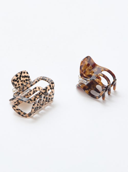Set di 2 piccole pinze per capelli - Kiabi