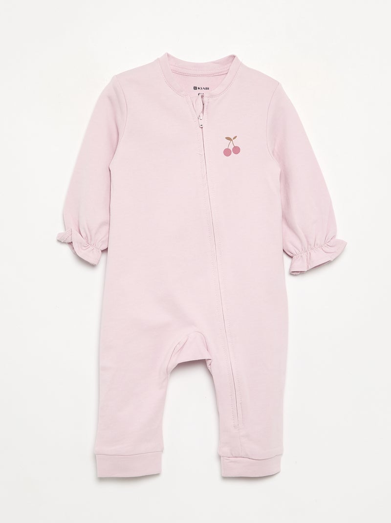 Set di 2 pigiami intero in cotone Rosa - Kiabi